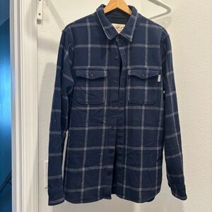 Men’s Hollister Blue Plaid Shacket